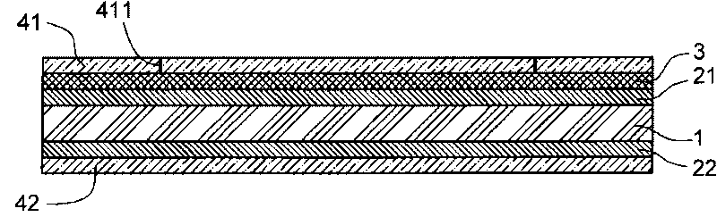 Fabricating method of touch circuit two-sided graph structure