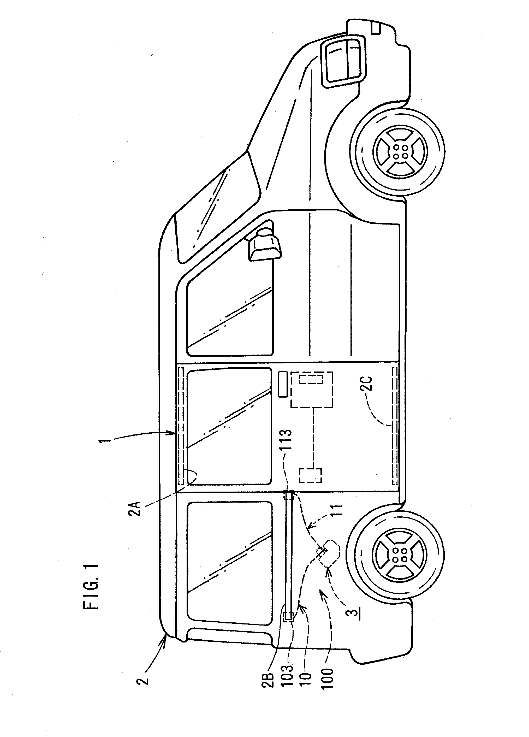 Vehicle door opening device