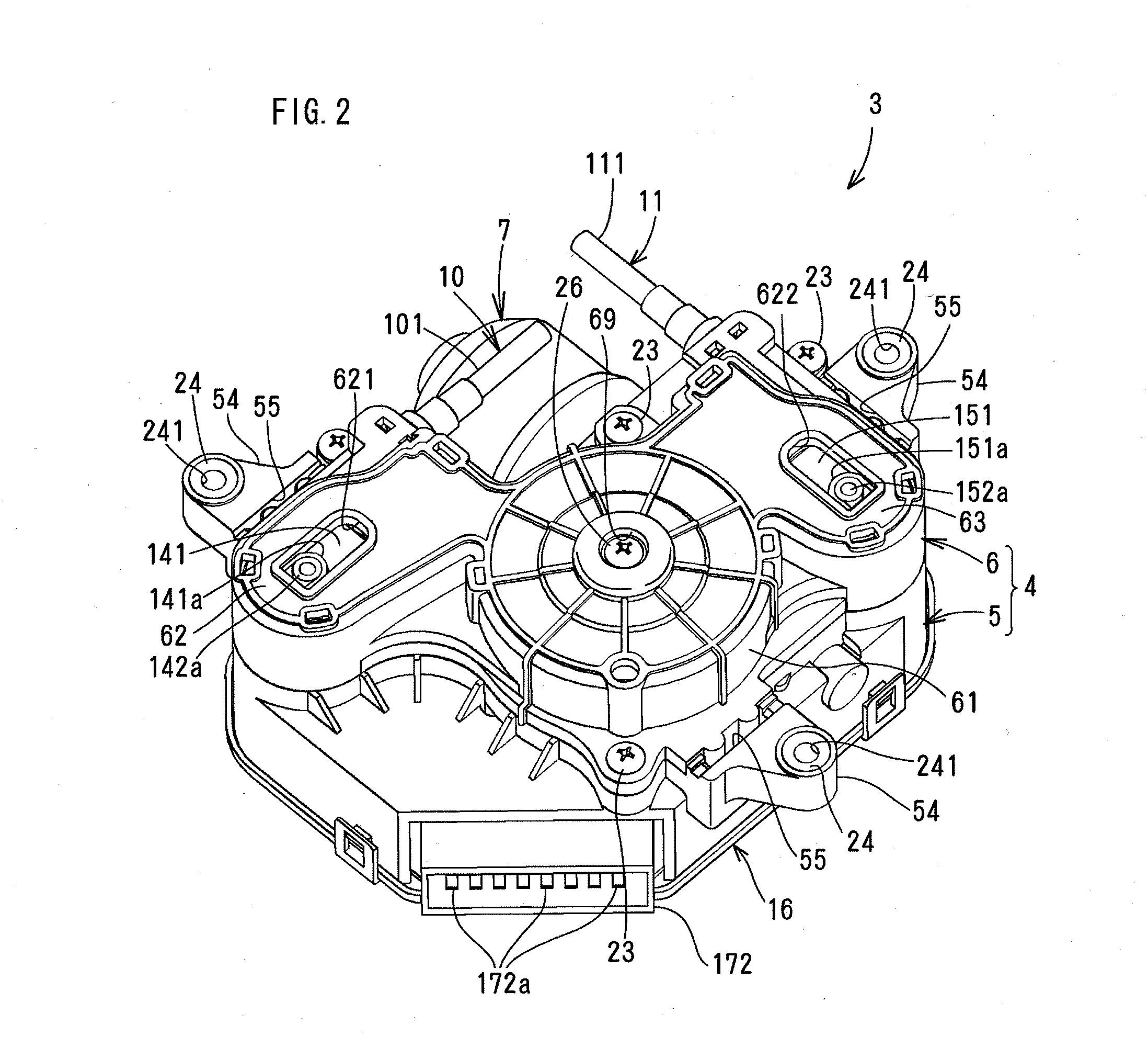 Vehicle door opening device