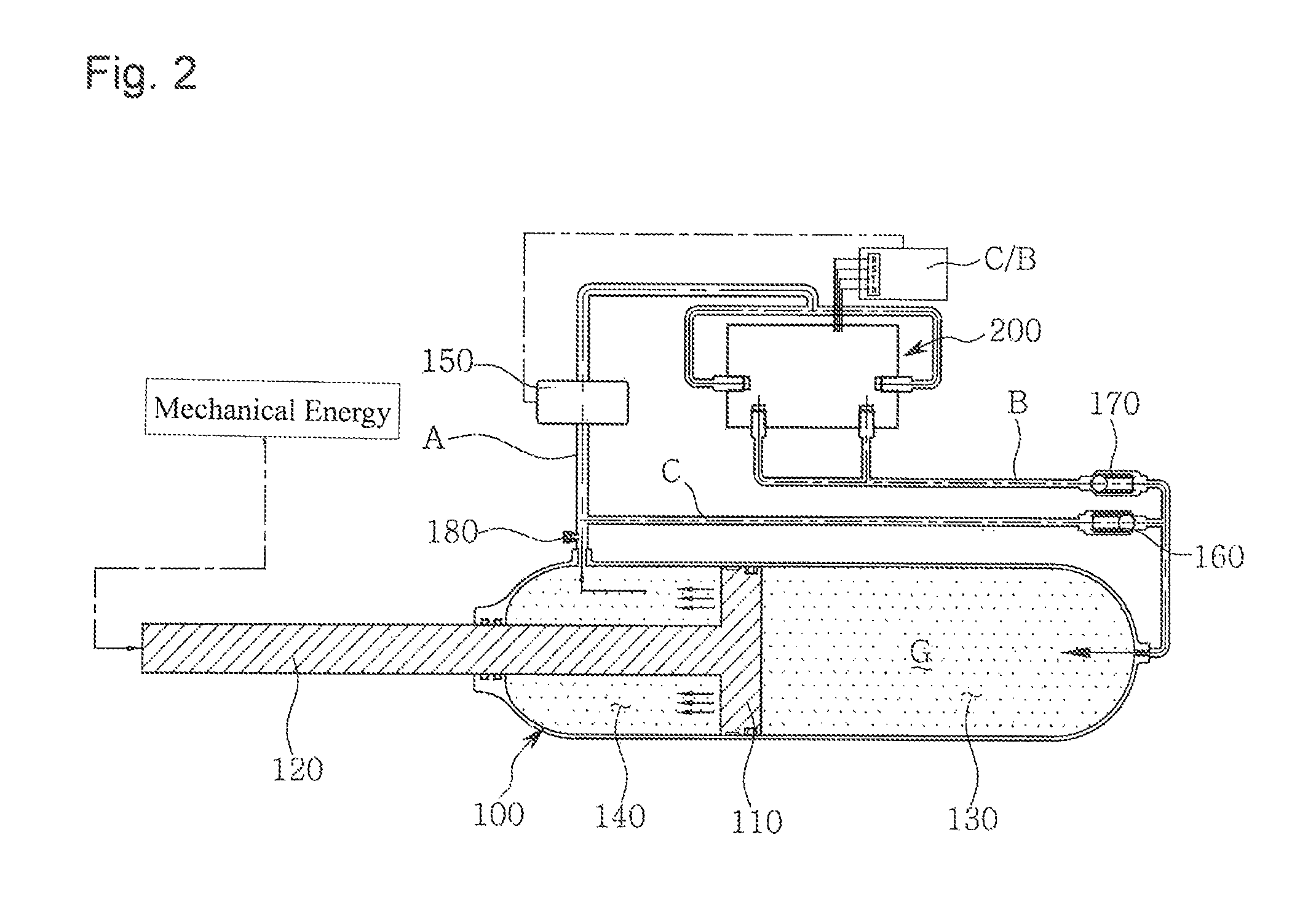 Mechanical energy storage system and generating method using the same