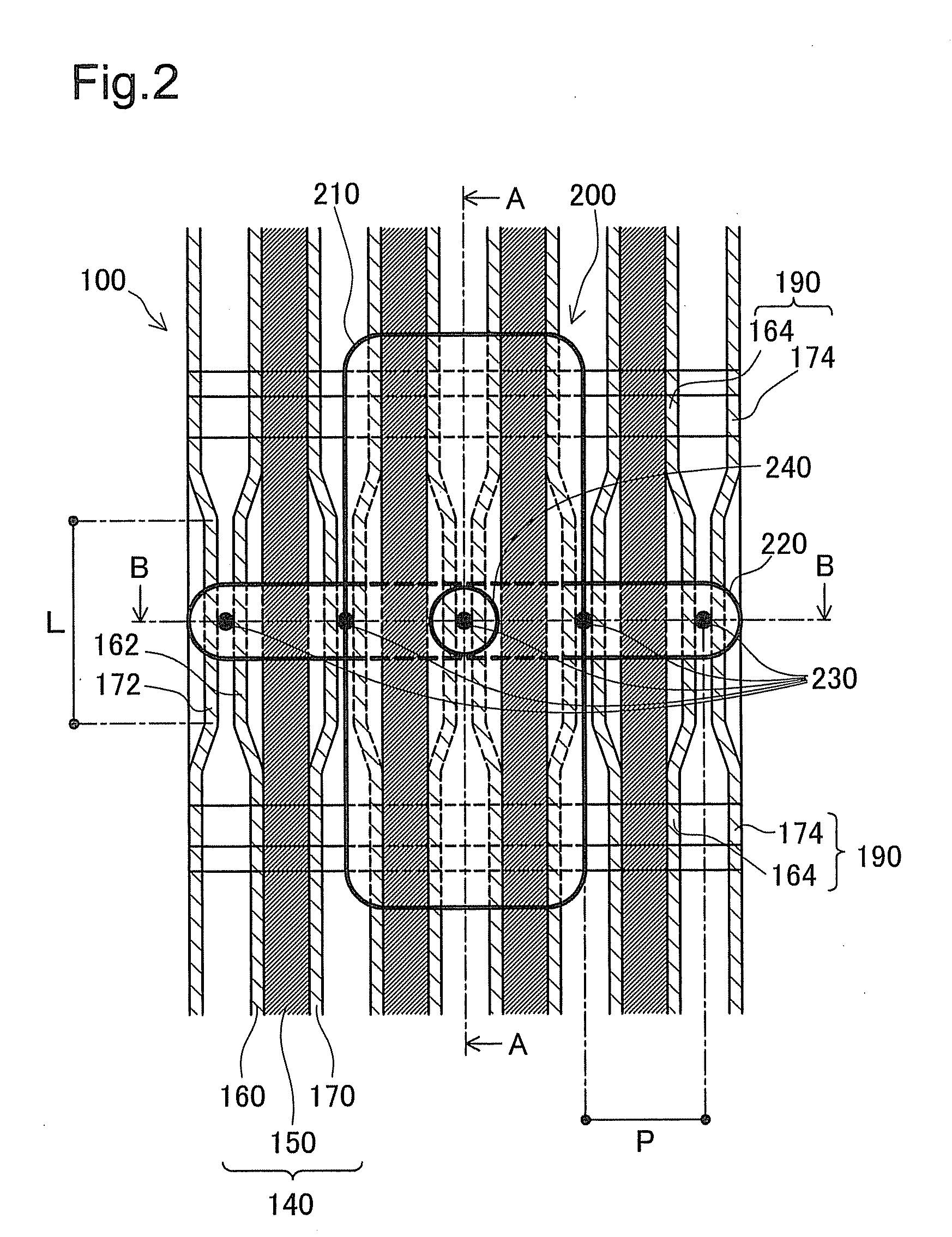 Terminal device for cell voltage measurement of a fuel cell