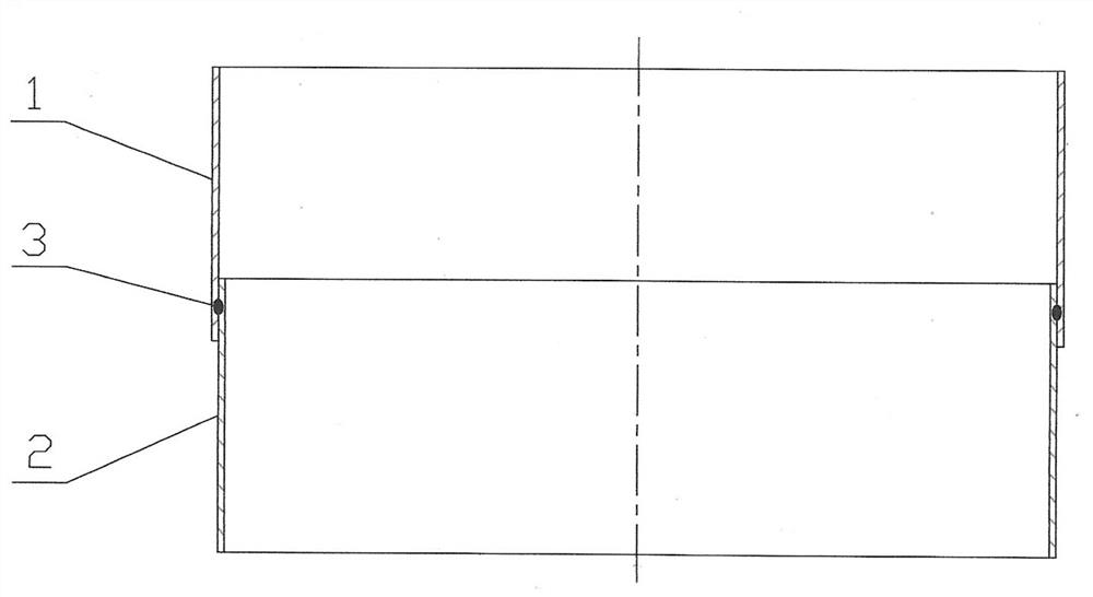 Welding structure of ring wave metal bellows and manufacturing method thereof