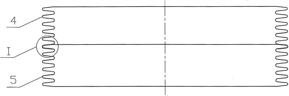 Welding structure of ring wave metal bellows and manufacturing method thereof