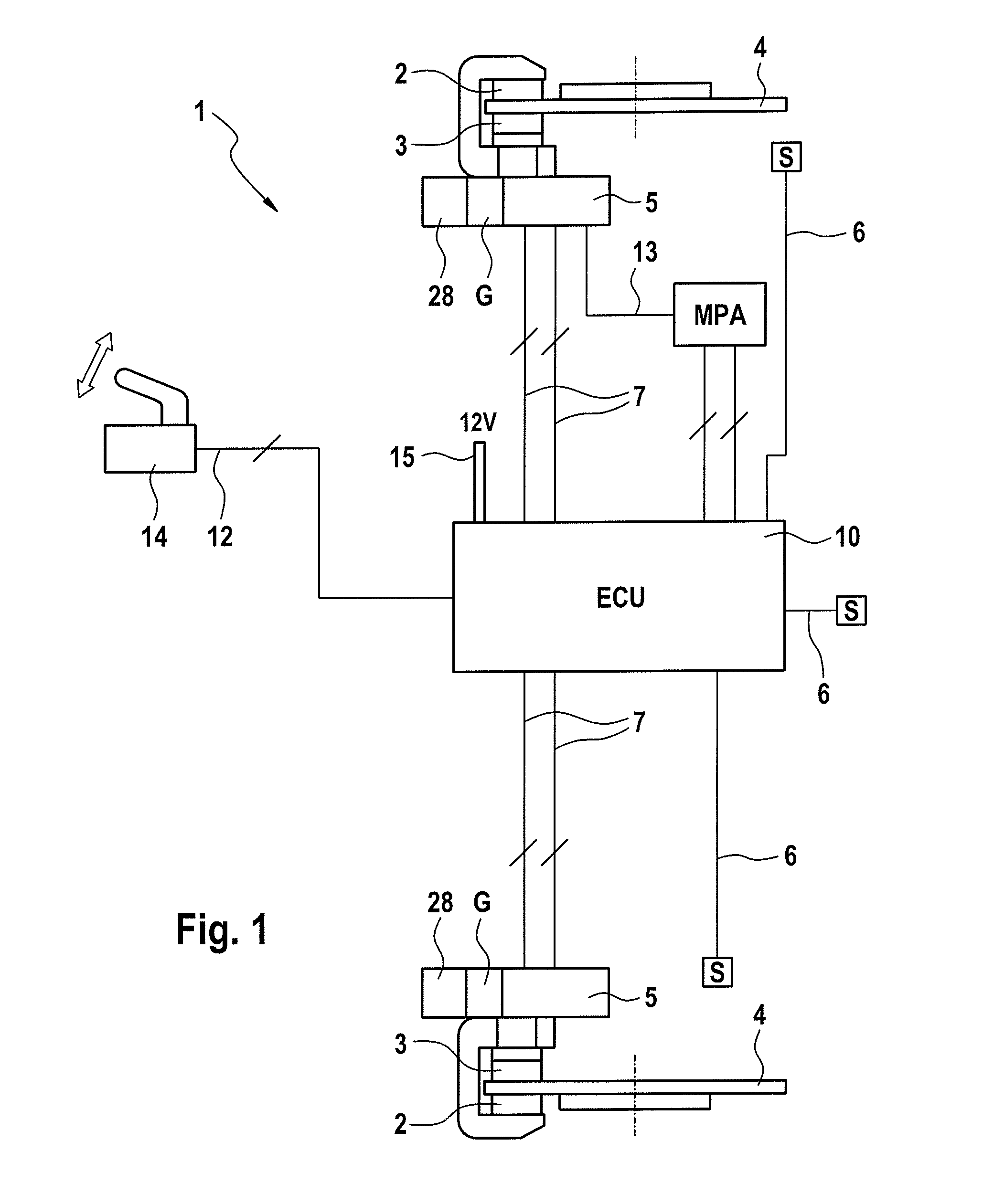 Actuator system and operating method for an actuator system