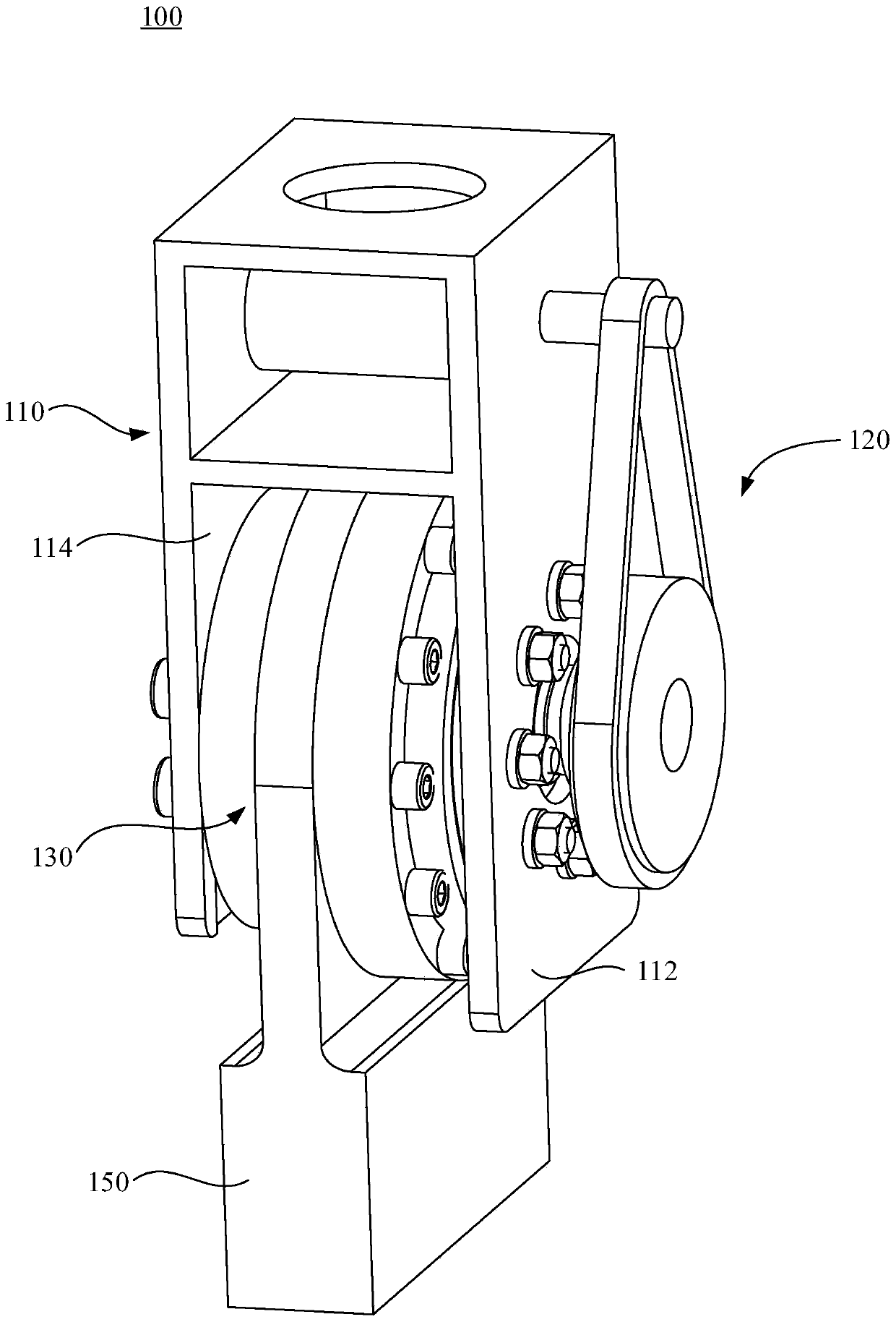 Transmission device and multi-legged robot