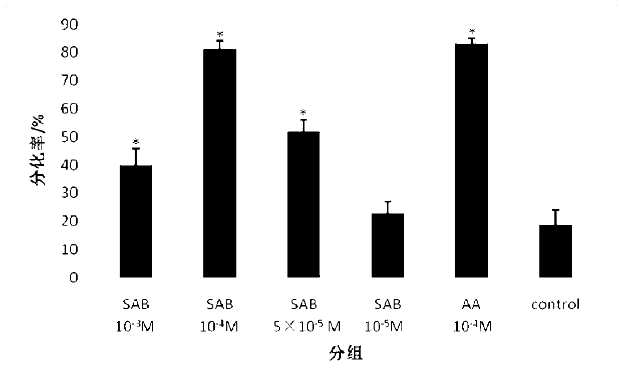 Inductive agent for inducing embryonic stem cells to directionally differentiate into myocardial cells and culture medium