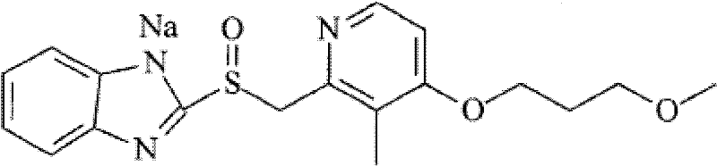 Rabeprazole sodium crystal compound and preparing method thereof