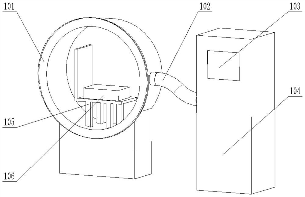 Bearing friction torque testing mechanism in vacuum environment