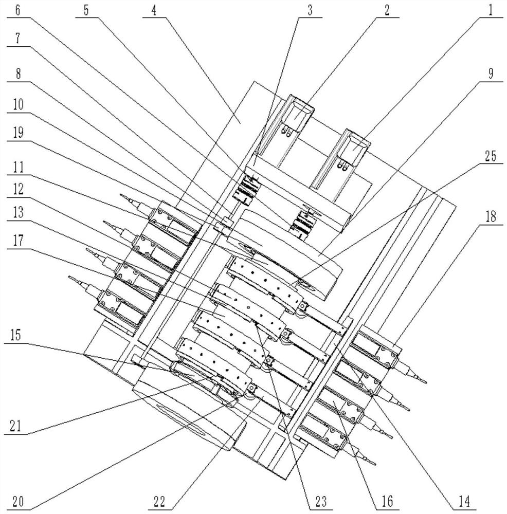 Bearing friction torque testing mechanism in vacuum environment