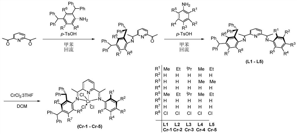 Chromium pyridinediimide complexes, methods for their preparation and use for the preparation of polyolefins