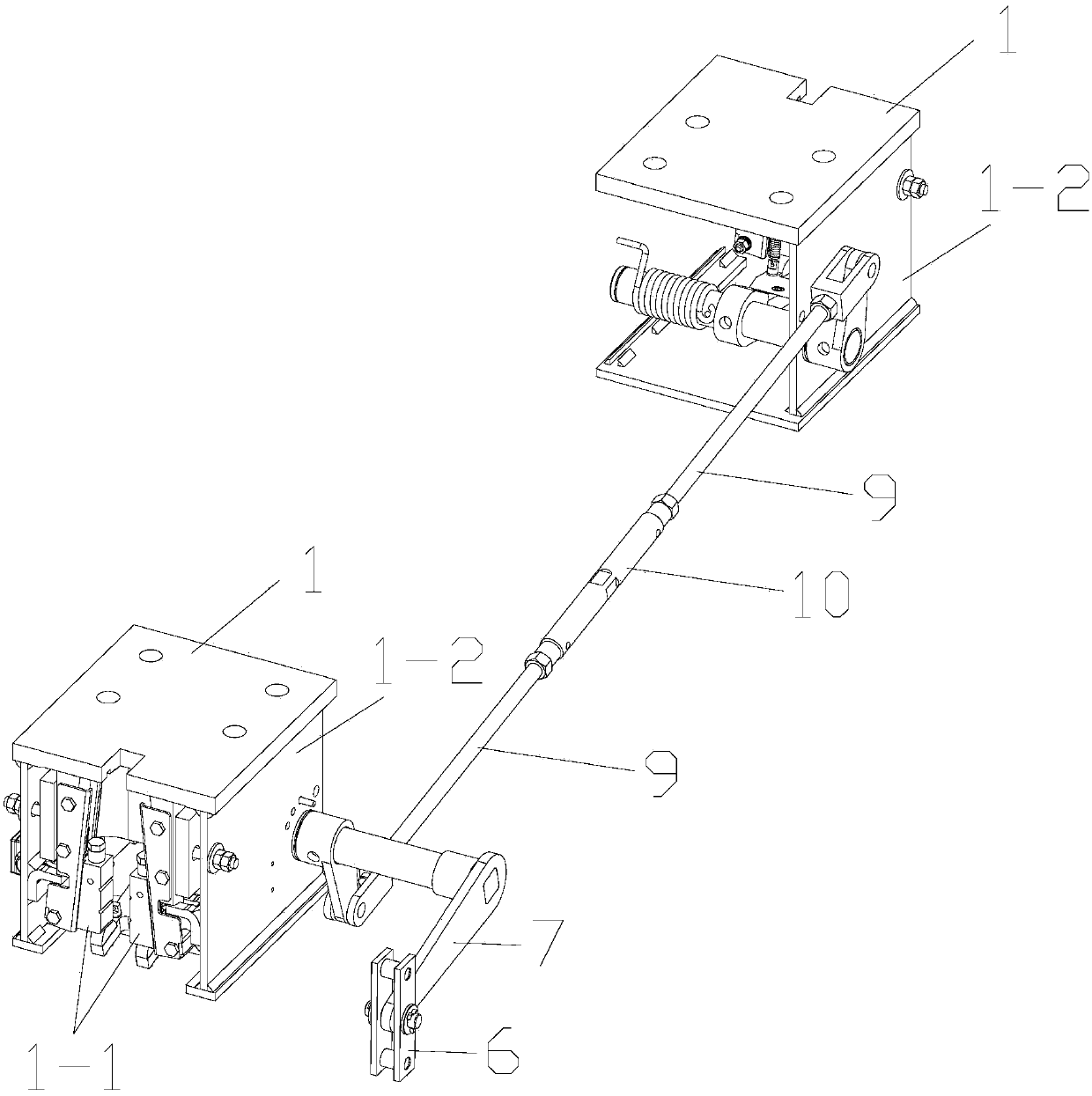 Braking device integrated with safety gear and lifting mechanism