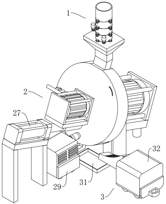 Bio-organic fertilizer granulation device