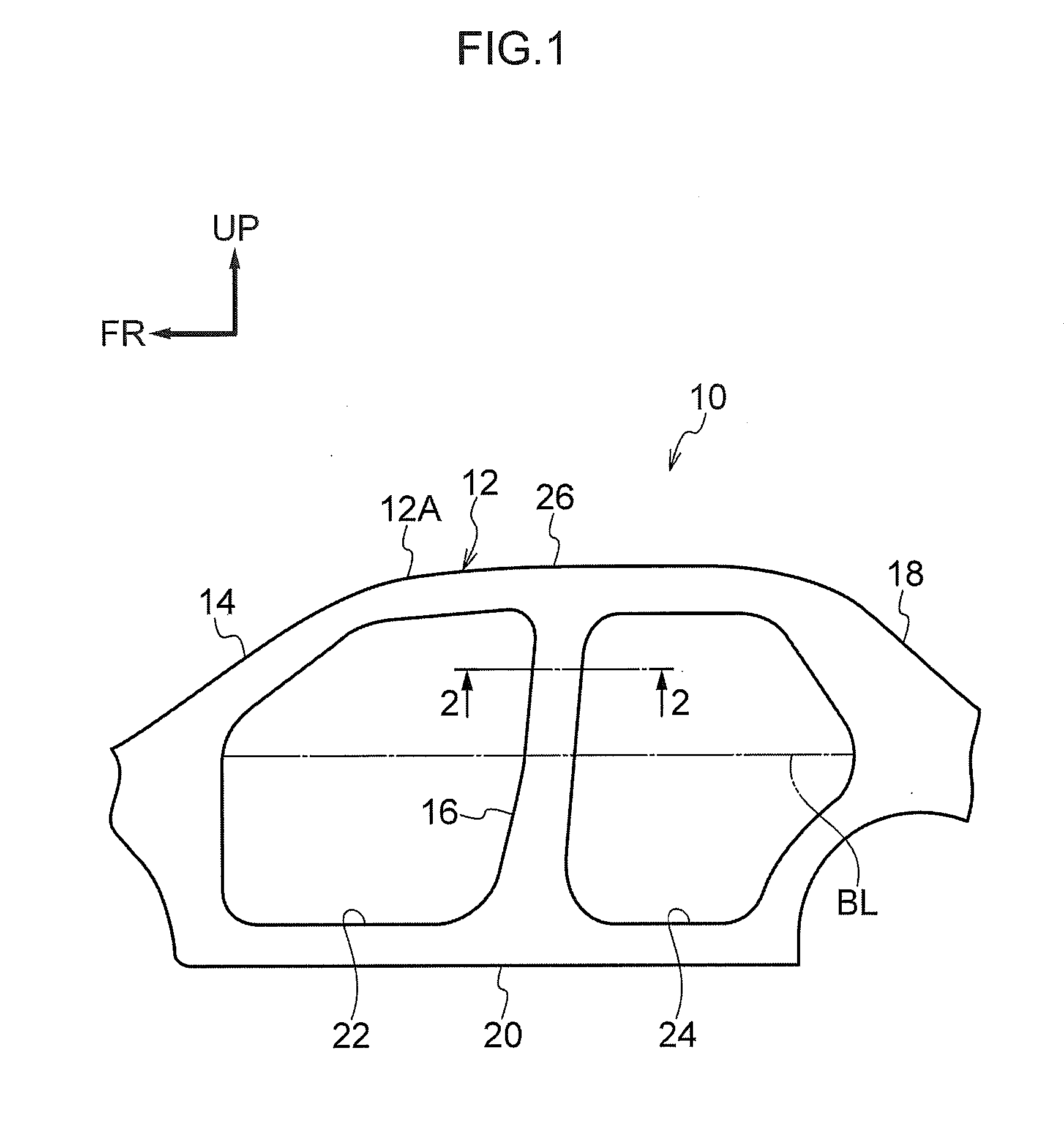 Pillar structure and vehicle side portion structure