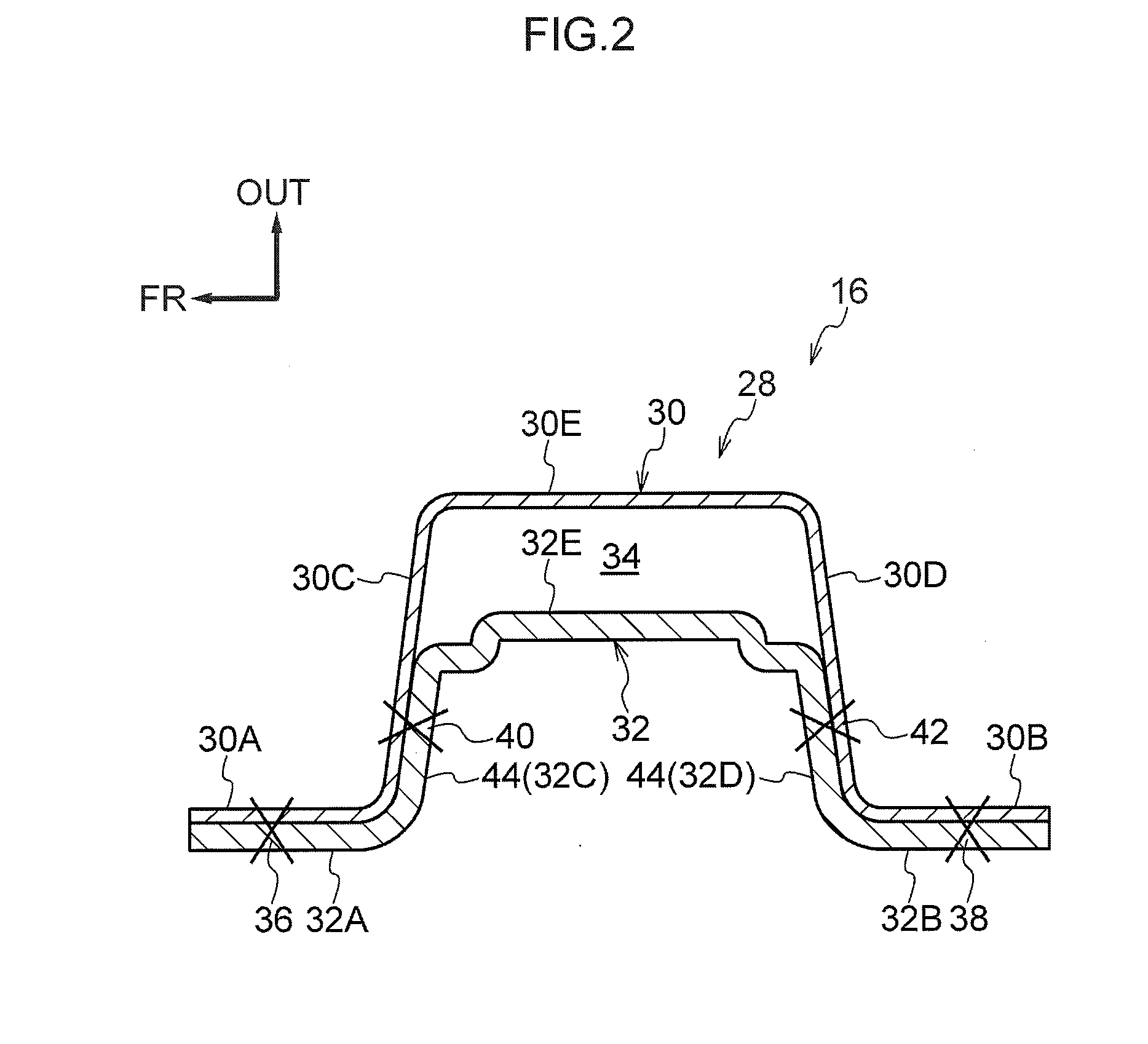 Pillar structure and vehicle side portion structure