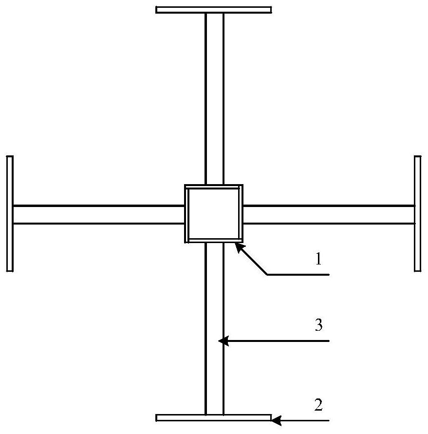 Steel special-shaped column connected by corrugated plate