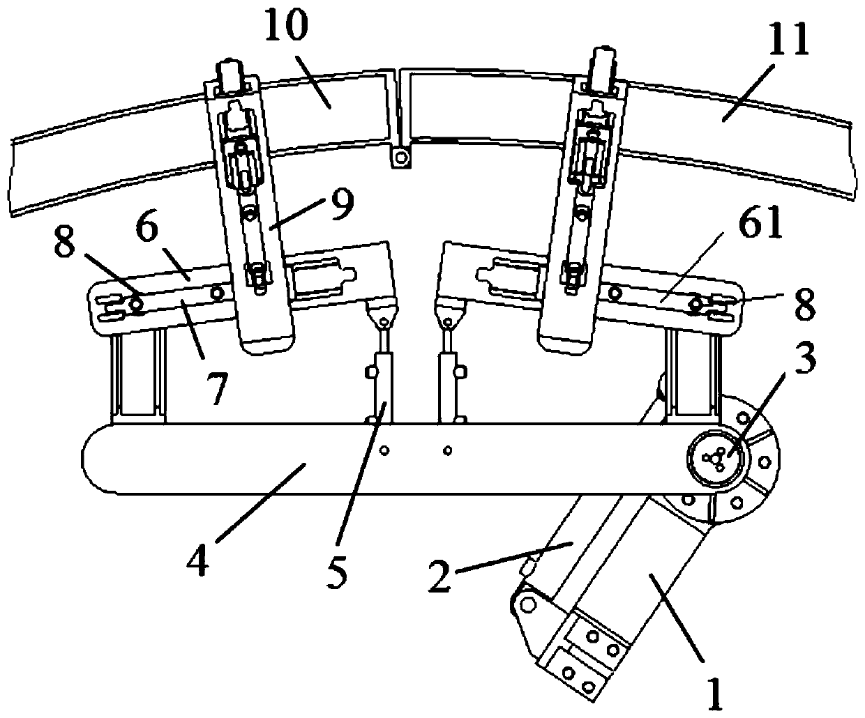 Butt joint device