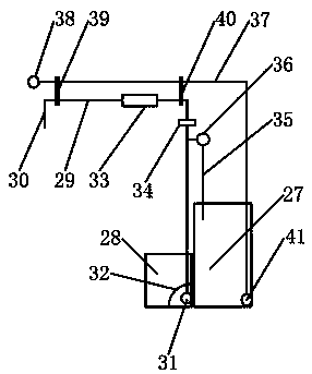 Vortex desulfurization device for exhaust gas treatment