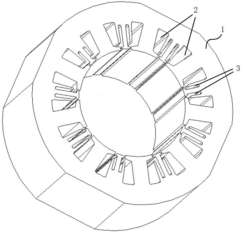 Stator and motor