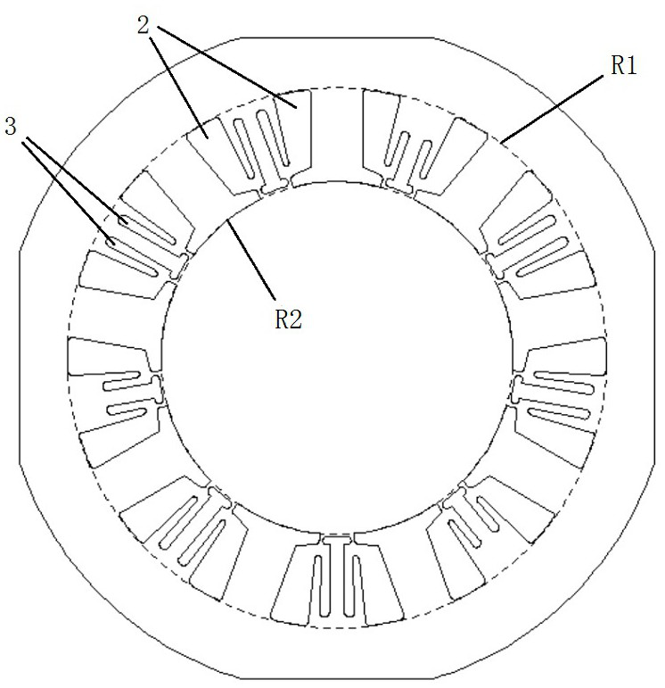 Stator and motor