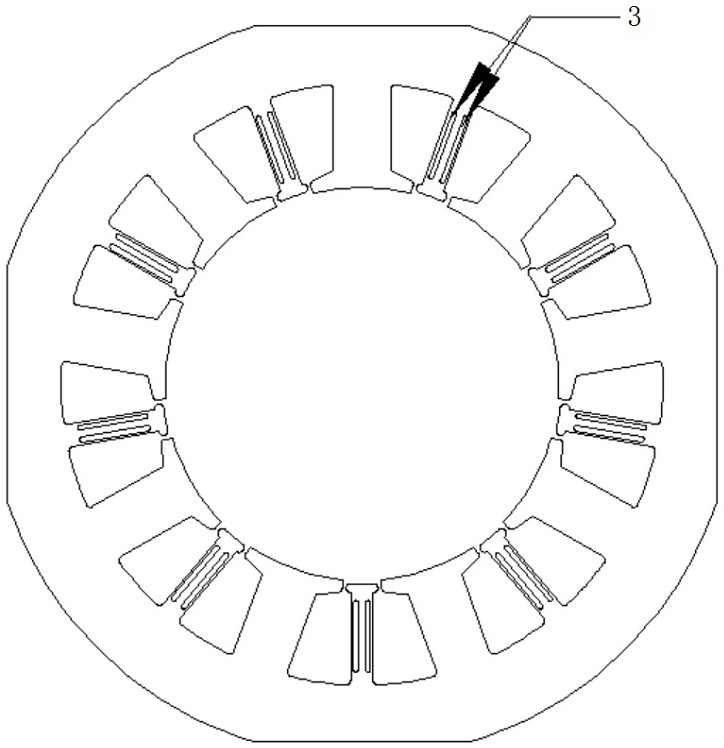 Stator and motor