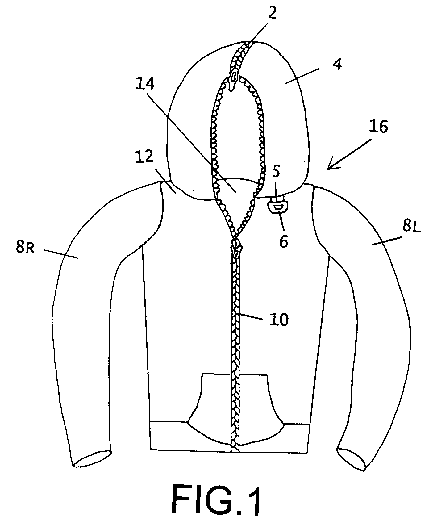 Hooded garment which converts into a purse