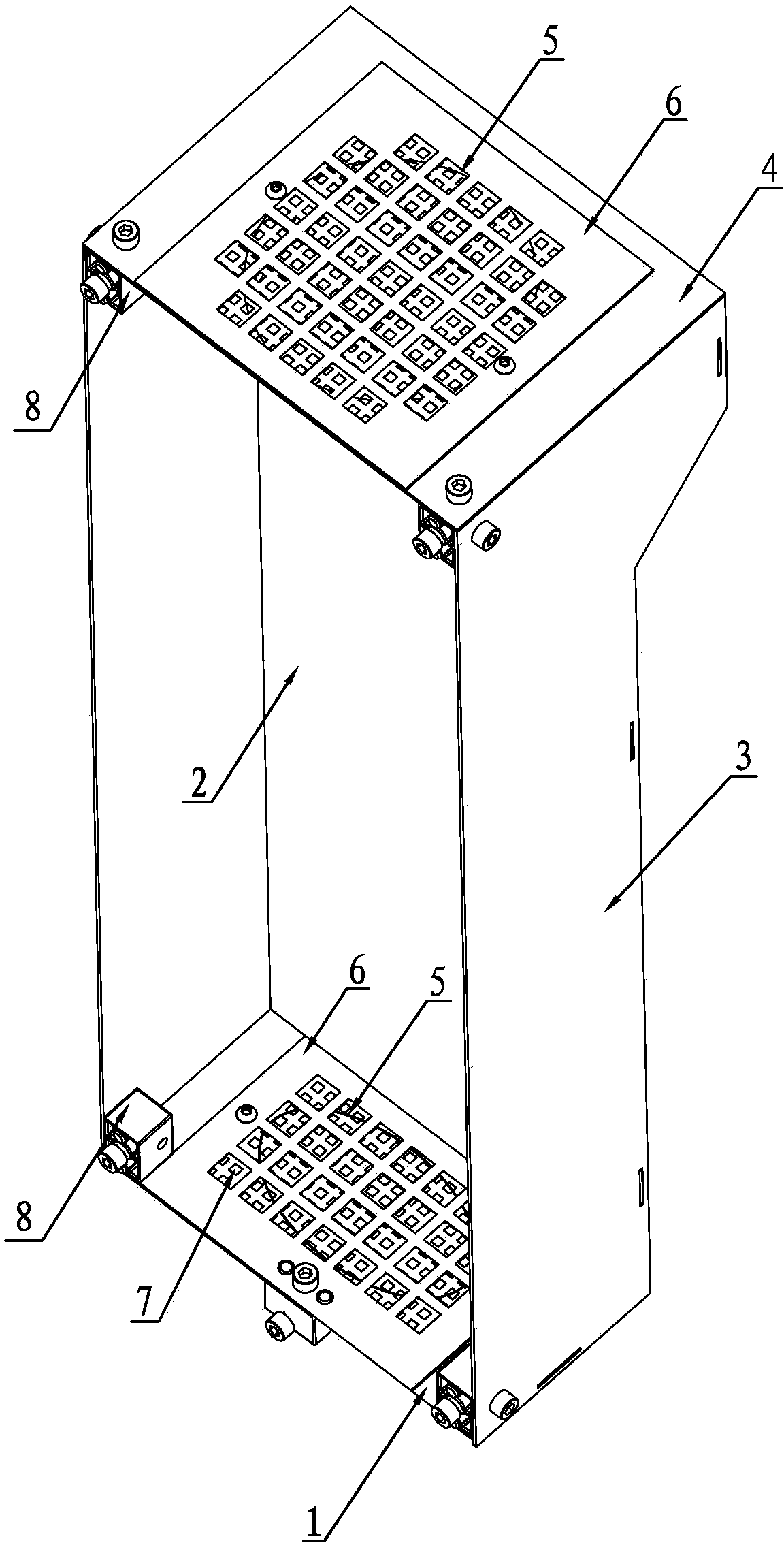 Anti-fiber aeration-cooling device for frequency converter of two-for-one twister