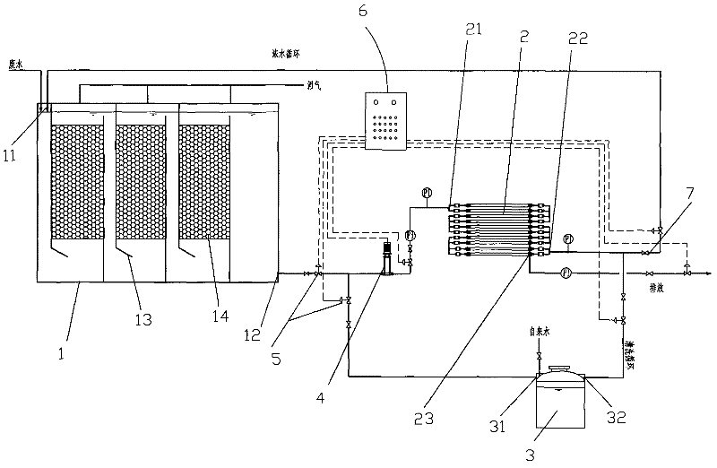 Novel membrane coupled anaerobic bioreactor and method of treating wastewater thereof