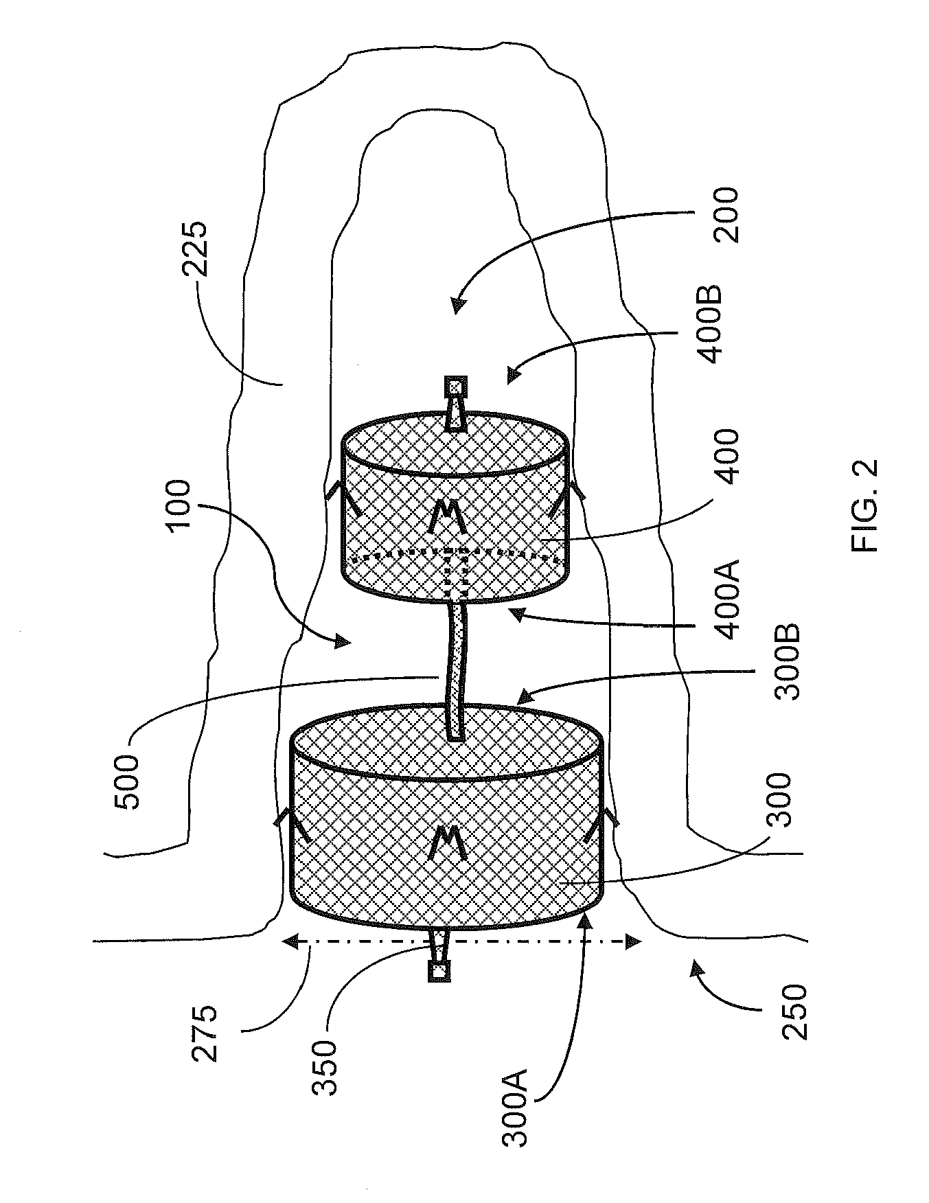 Occlusion device and associated deployment method