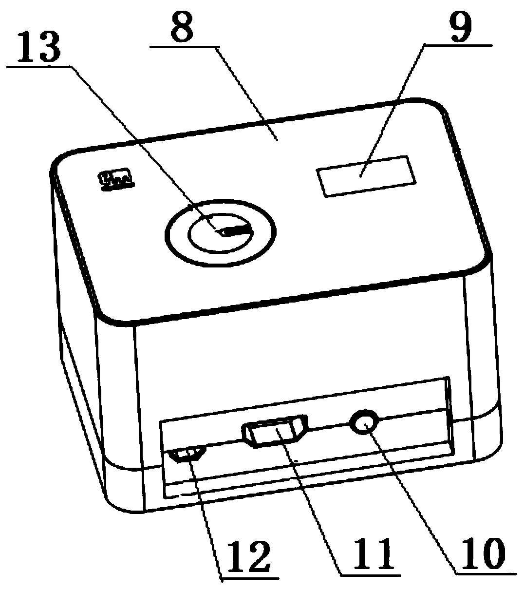 Narrow-face type radar intelligent monitoring respiratory system