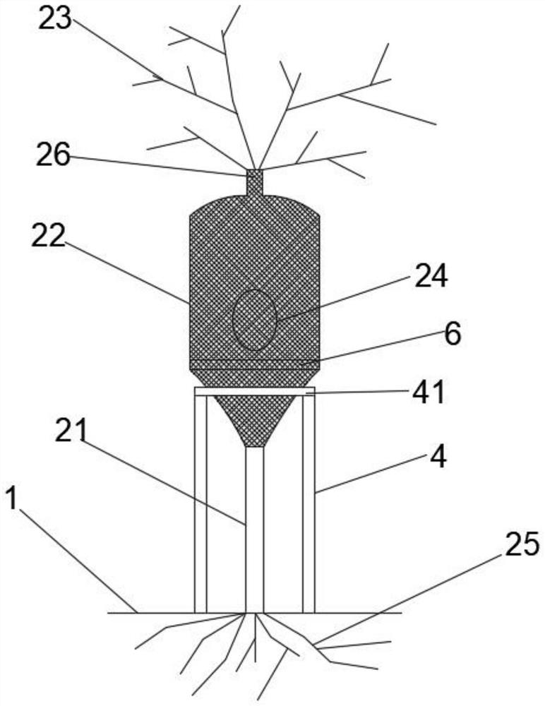 Tree house community structure and construction method