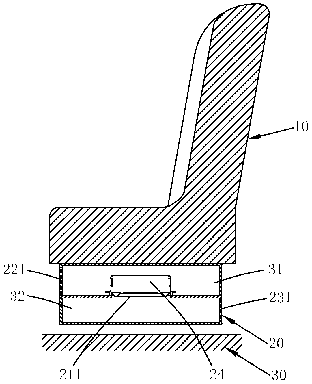 Vehicle-mounted sound box and automobile