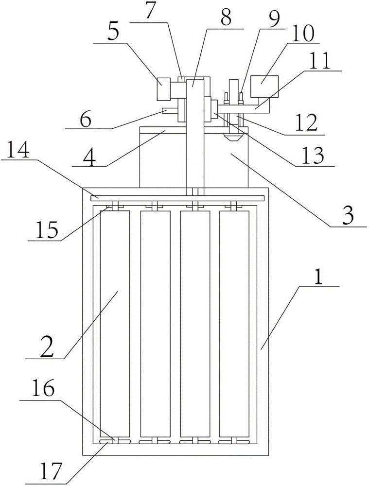 Manual oppositely-opened multi-vane air amount adjusting valve