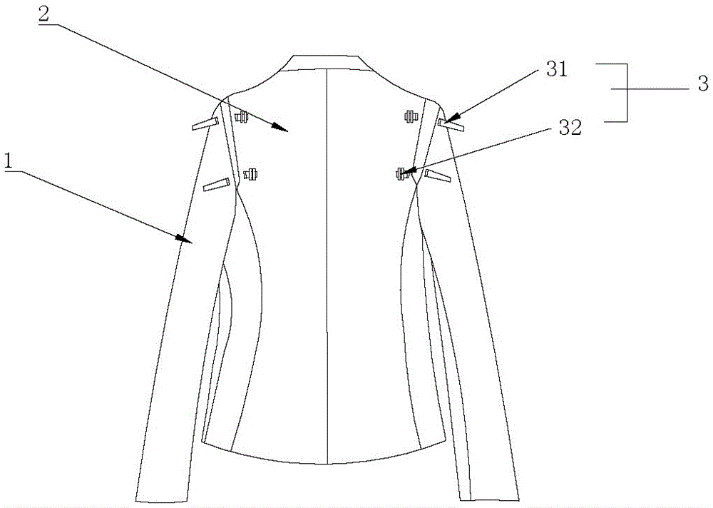 Size-adjustable leisure western-style coat