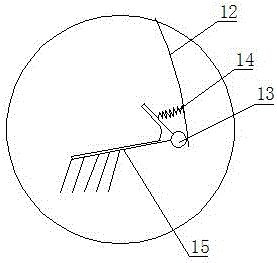 Grain Harvesting Device for Drying Field