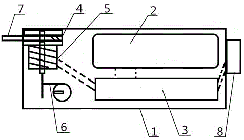 A trigger lock with external pull rod remote control and warning