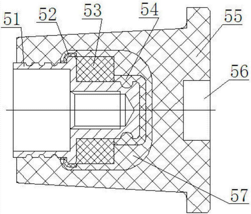 Separable connector used for intelligent power grid monitoring system