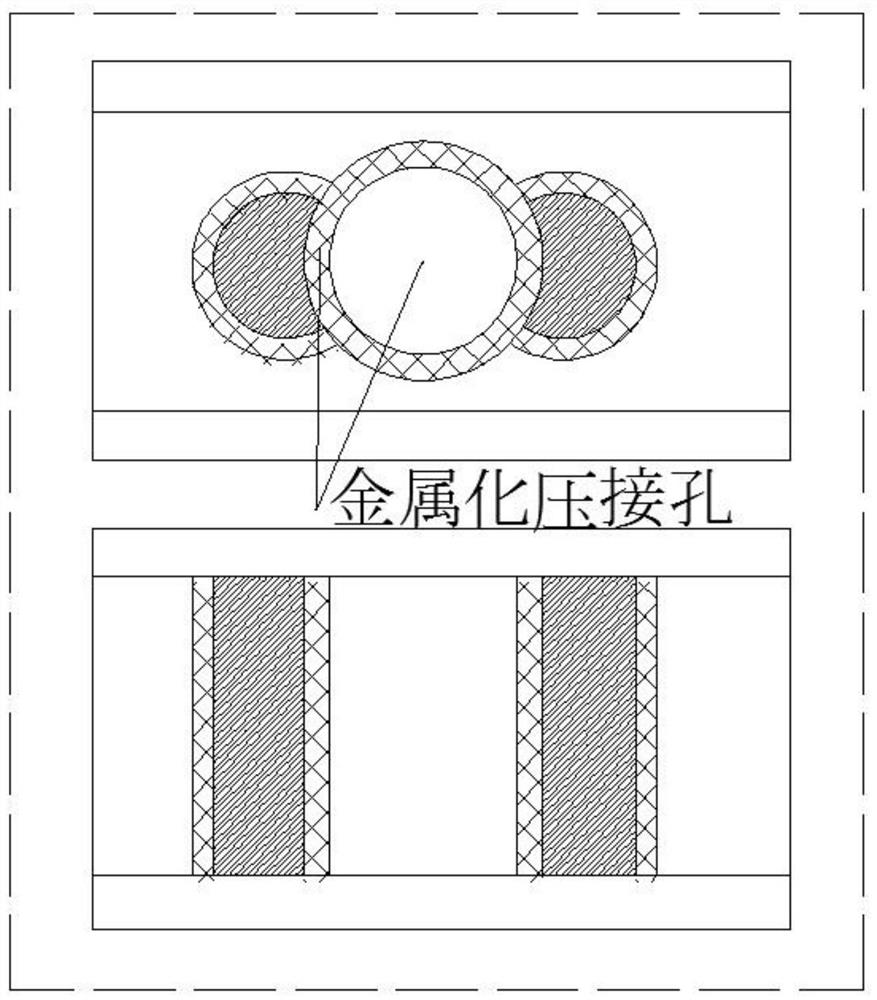 Method for manufacturing PCB crimping hole