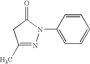 Percutaneous absorption preparation containing 3-methyl-1-phenyl-2-pyrazolin-5-one