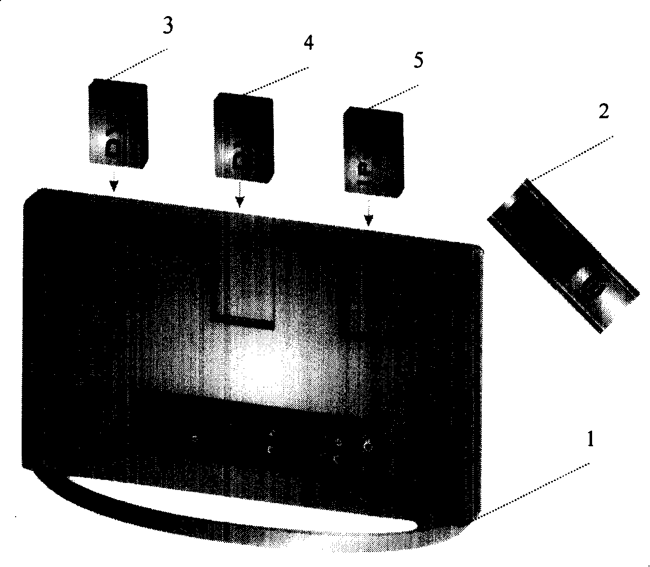 Touch panel type multifunctional remote controller and its control method