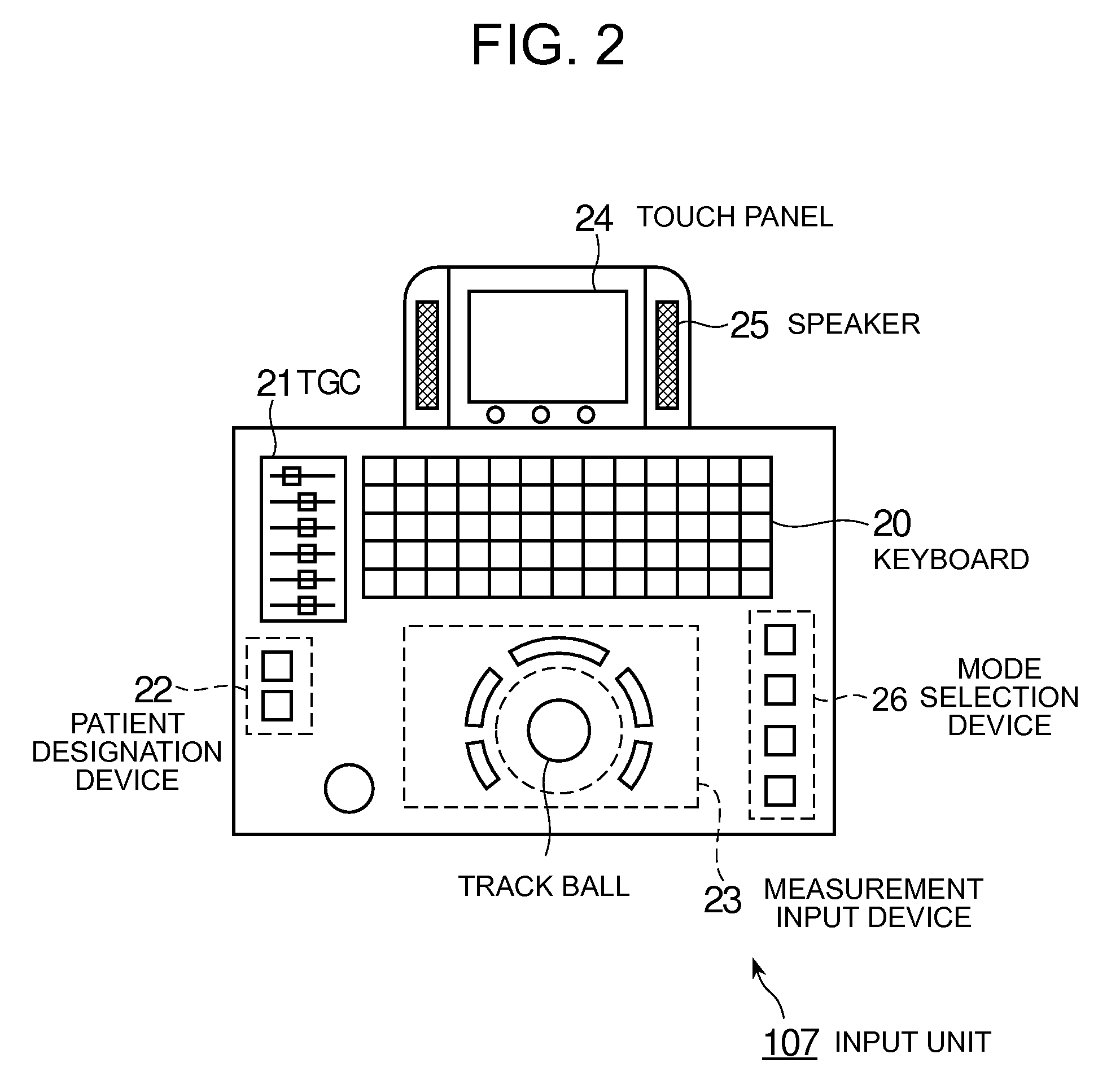 Operation information input apparatus and ultrasonic imaging apparatus
