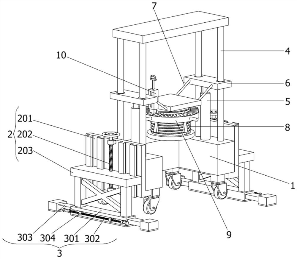 Pile pulling device for water conservancy project