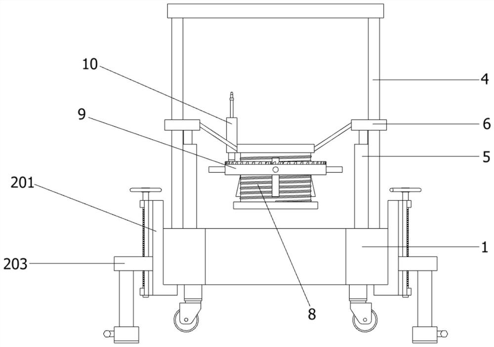 Pile pulling device for water conservancy project