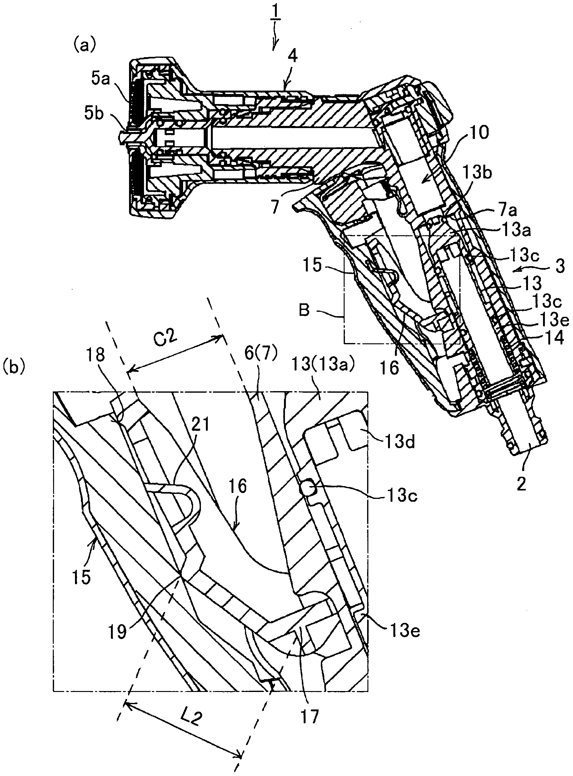 Water-spraying nozzle