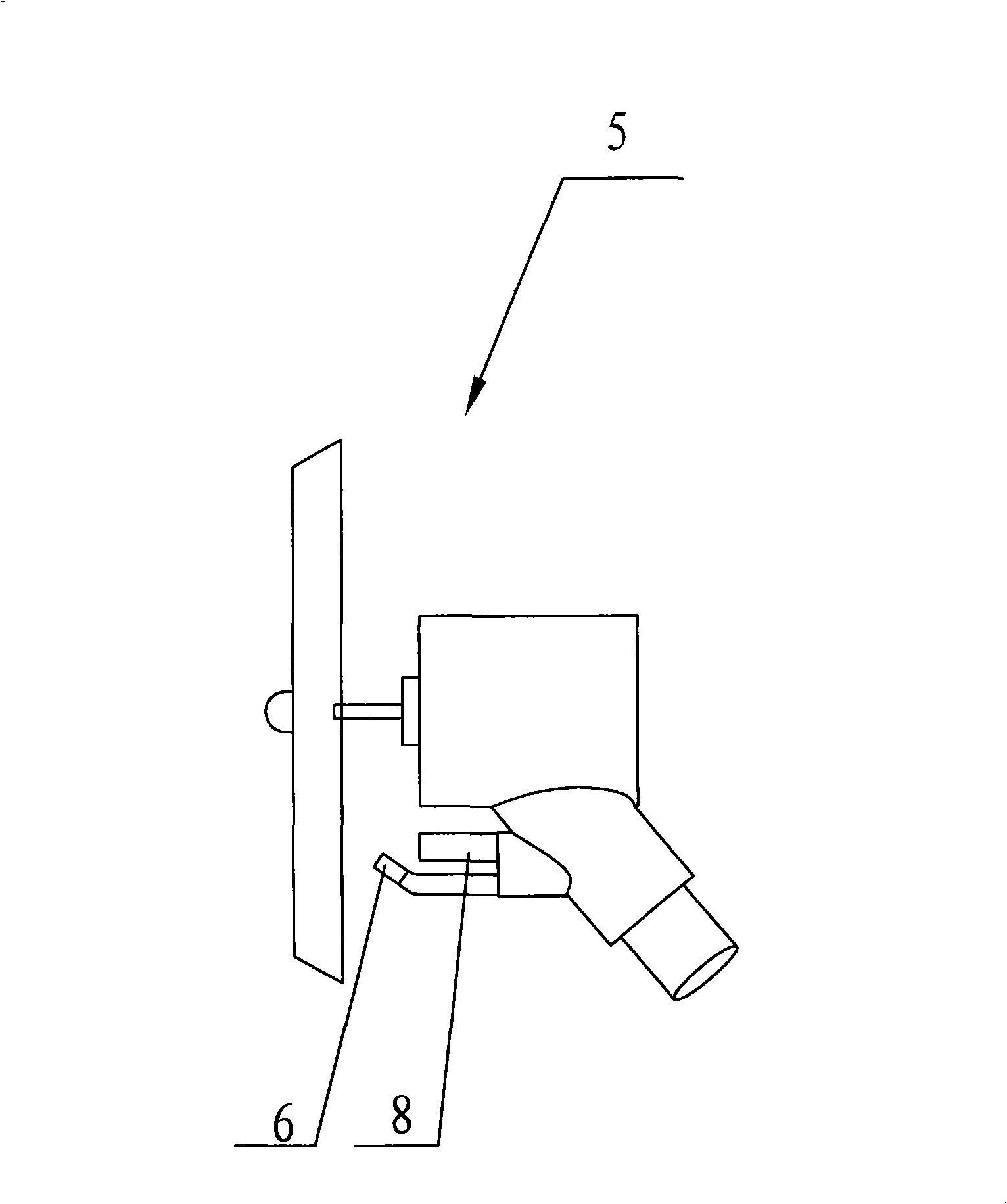 Electrostatic spraying device