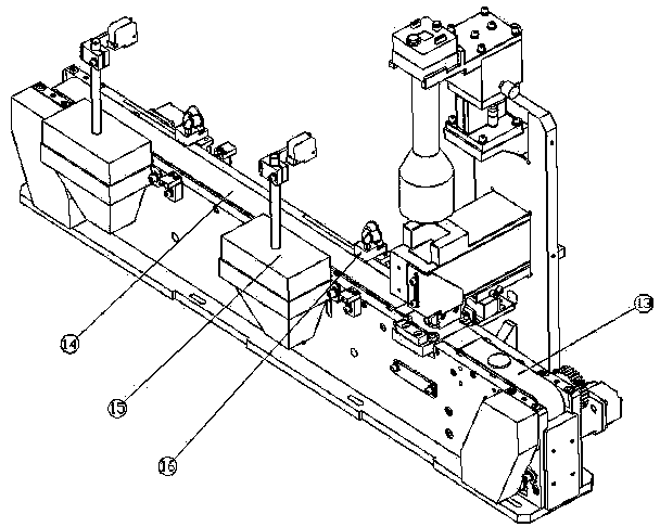 Parallel projection method and parallel projection device for detecting diameter and thickness of blank cake