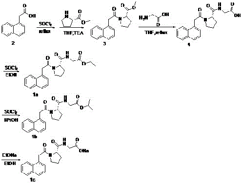 Naphthalene acetamide compound