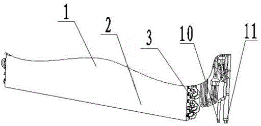 Pipeline structure of air conditioner evaporator