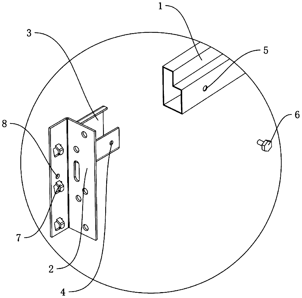 Detachable goods shelf cross beam