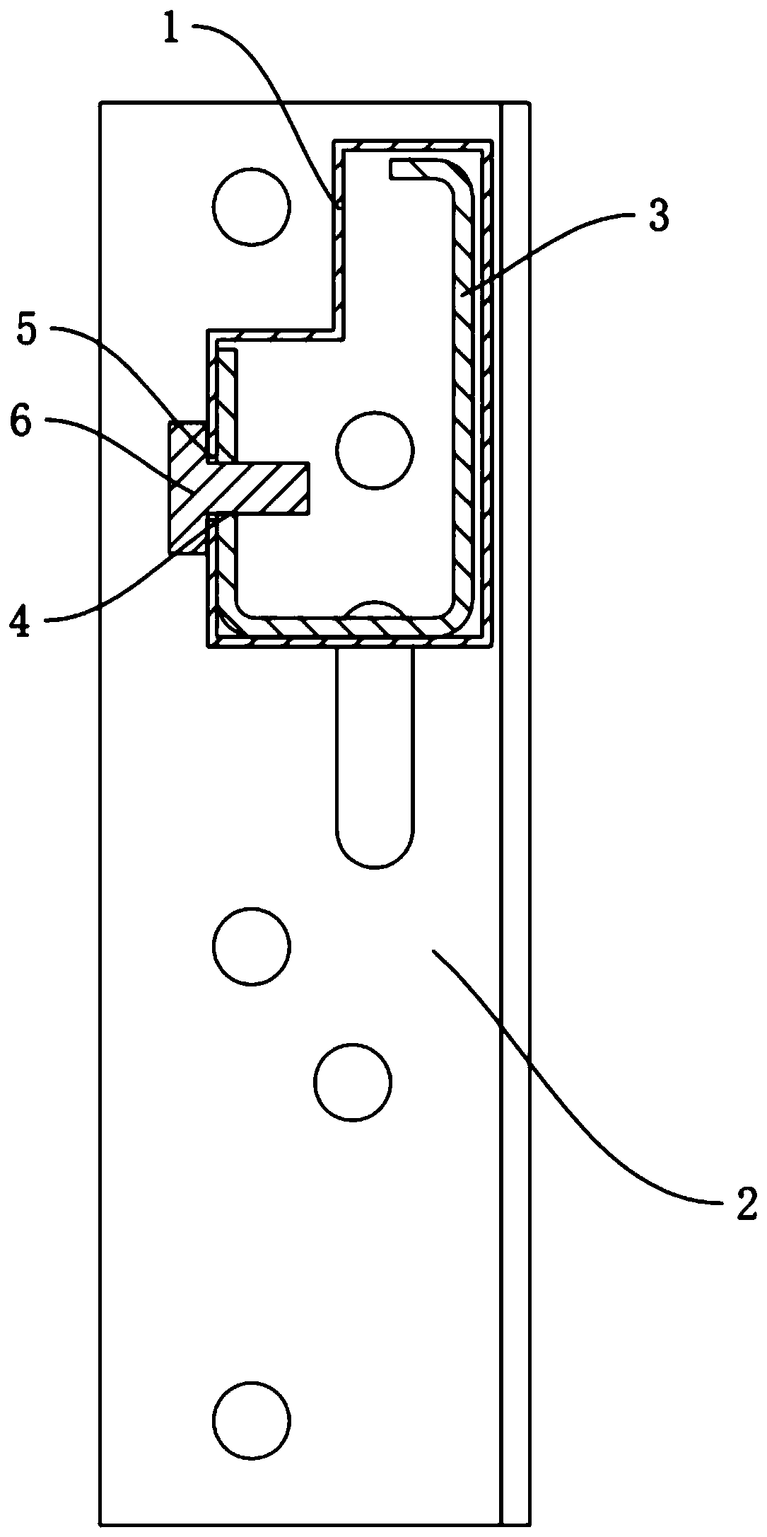 Detachable goods shelf cross beam