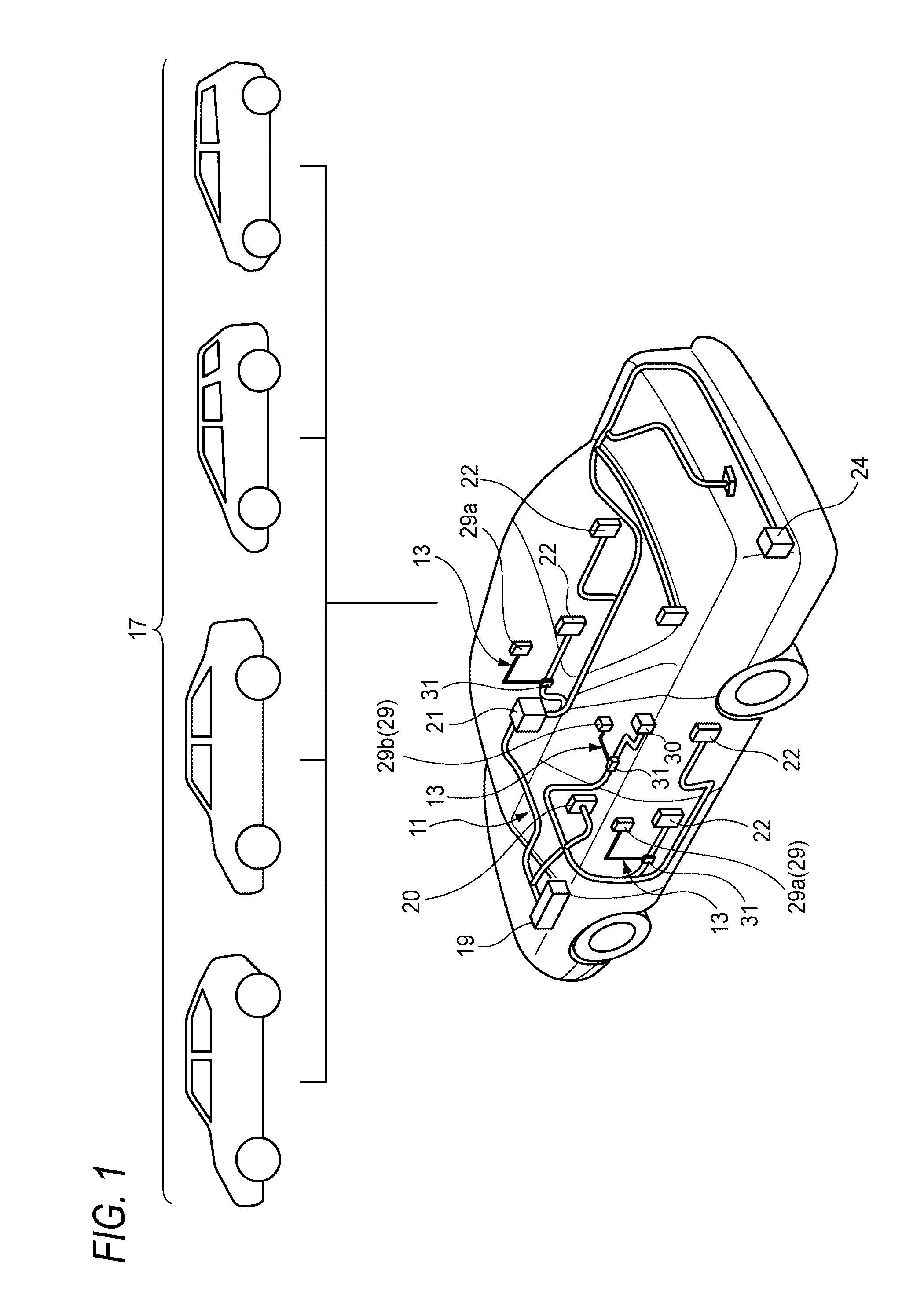 Vehicle harness structure and additional connection member